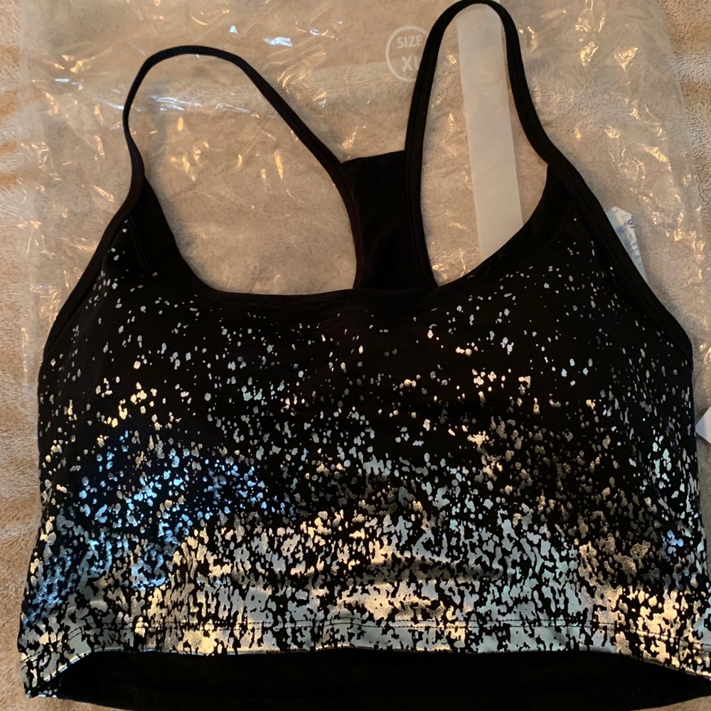Marika sparkles sports bra